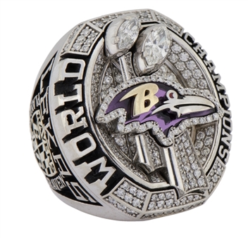 2012 Baltimore Ravens Super Bowl XLVII Champions  Ring with Jostens Presentation Box "Player Ring"
